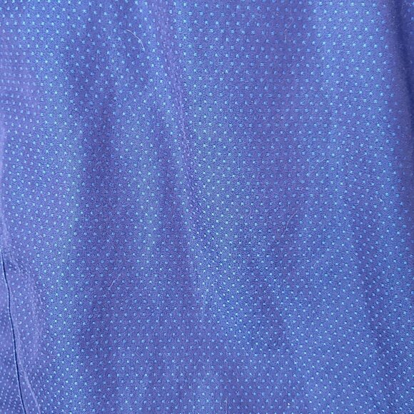 Robert Graham Mens Button-Up Shirt 2XL Blue Long Sleeve Reversible Woven - Picture 7 of 7